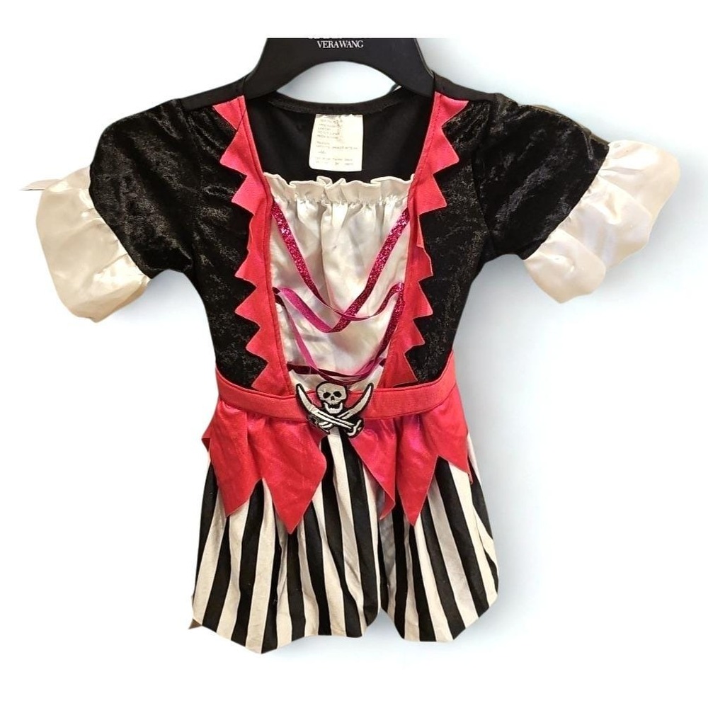 Vintage 2003 Girls Pirate Halloween Costume Dress Only - Size M - Theater Play